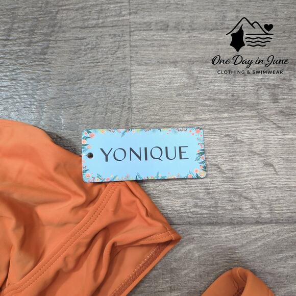 Yonique High Waist Bikini Swimsuit Size 18W - Picture 4 of 7